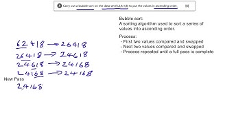 Algorithms and Computational Logic: Bubble Sort - OCR GCSE Computer Science