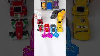 Satisfying Disney Pixar Cars &amp; Hauler Trucks. Lightning McQueen &amp; Jackson Storm #shorts