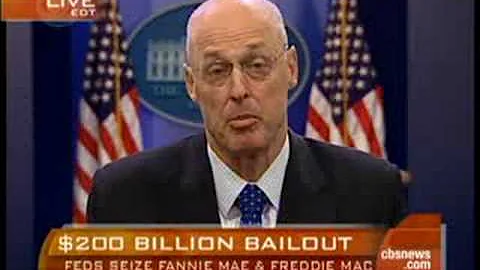 Paulson:'We Had No Choice'