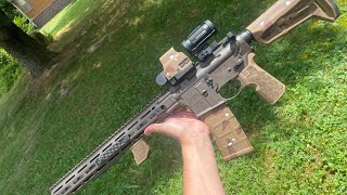 Daniel Defense Ddm4V7 Set Up Update - Chocolate Chip Camo Cerakote Work