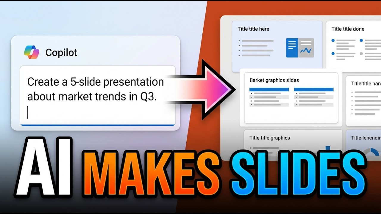 How to Use Copilot to Create PowerPoint Presentation - YouTube