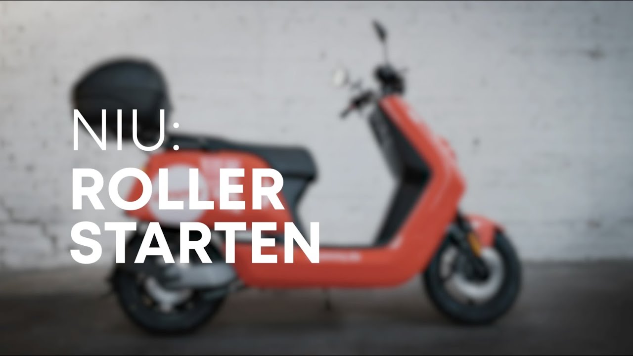 NIU Roller starten (keyless) YouTube