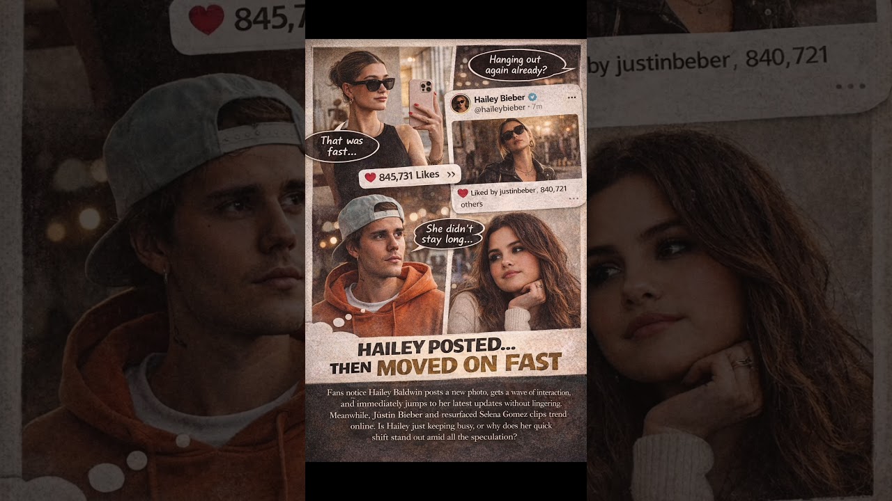 Хейли опубликовала пост… а потом быстро переключилась на что-то другое 😳 Срочная новость вызвала ...