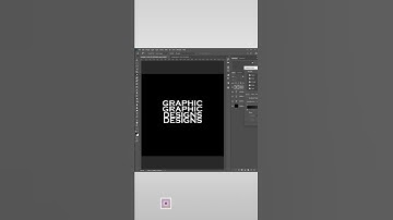 GRAPHIC SHADOW TEXT EFFECT ON PHOTOSHOP