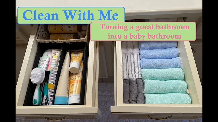 Clean With Me: Turning Our Guest Bathroom Into A B...