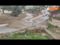 Floodwater blocks road in Spain amid rain warning
