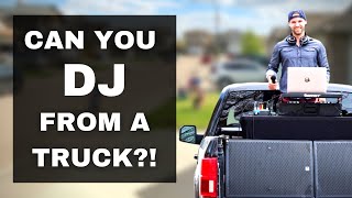 CAN YOU DJ FROM A TRUCK?! DJ Driveway Block Party VLOG