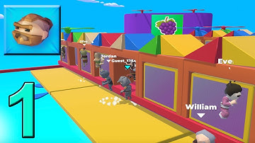 Fall Dudes 3D - Gameplay Walkthrough Part 1