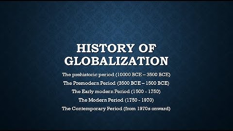 History of Globalization part 3 in Urdu and English