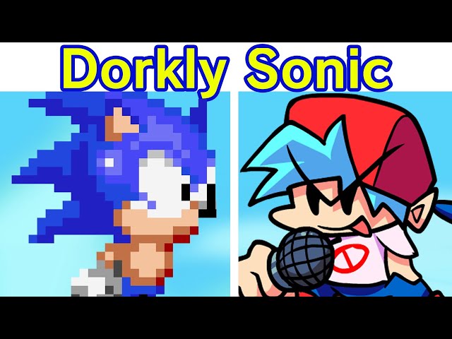 Sonic 1 Sprites Over Dorkly Sonic [Friday Night Funkin'] [Mods]