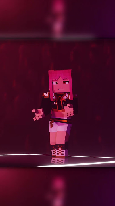 KPop Demon Hunters but it's Minecraft | HUNTR/X | #shorts