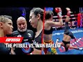 Tried Scaring Her At The Staredown! The Pitbull vs. Iman Barlow | Enfusion