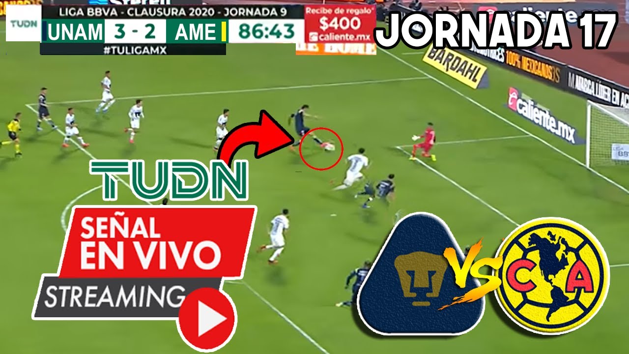 🔴 Pumas VS América EN VIVO | Jornada | TUDN | América VS Pumas Donde ver - YouTube