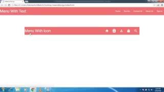 Material Design In Web Navbar Example