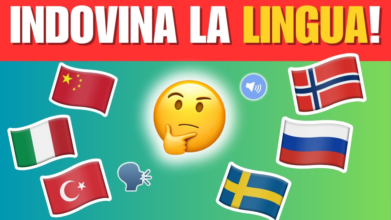 Indovina la Lingua dal Suono — IMPOSSIBILE?! 🤯🎧