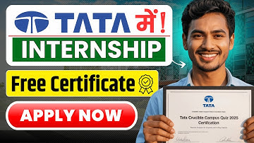 TATA Free internships 2025- B.Tech. & Graduation वालों के लिए Career बदलने का मौका!