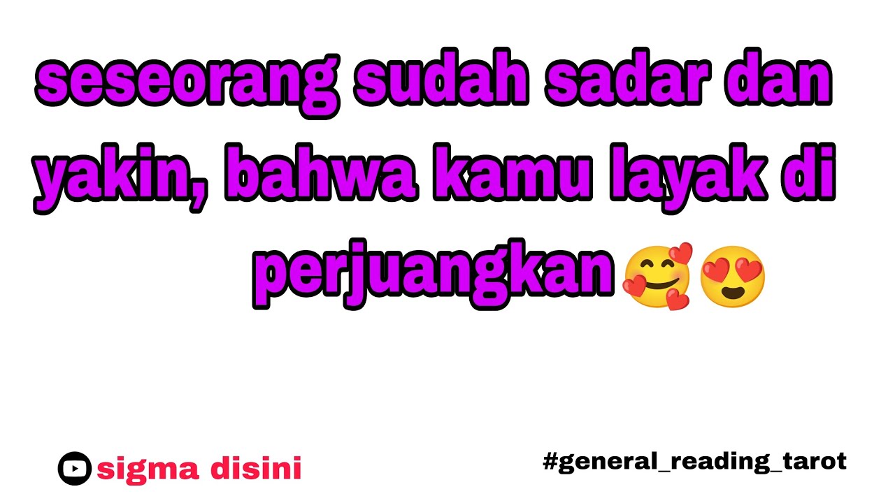 ☂️ADA YANG SUDAH SADAR BAHWA KAMU LAYAK DIPERJUANGKAN☂️#tarot #zodiak #sigmatarot #allzodiak 