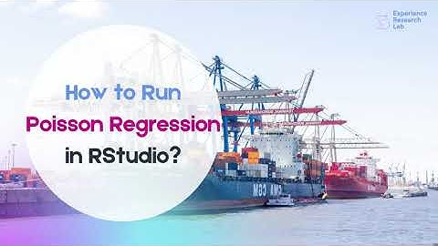 How to Run Poisson Regression in RStudio?