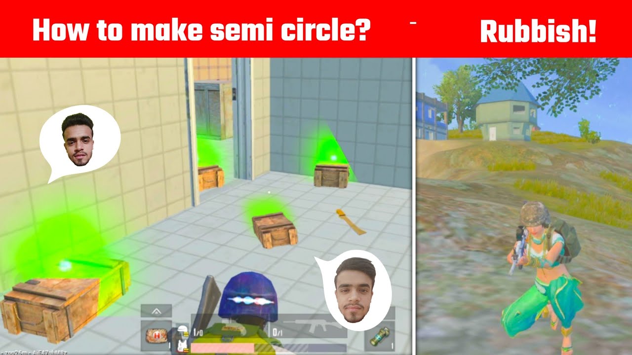 This is how you make a Semi circle with Dead crates – Pubg lite Gameplay By – Gamo Boy
