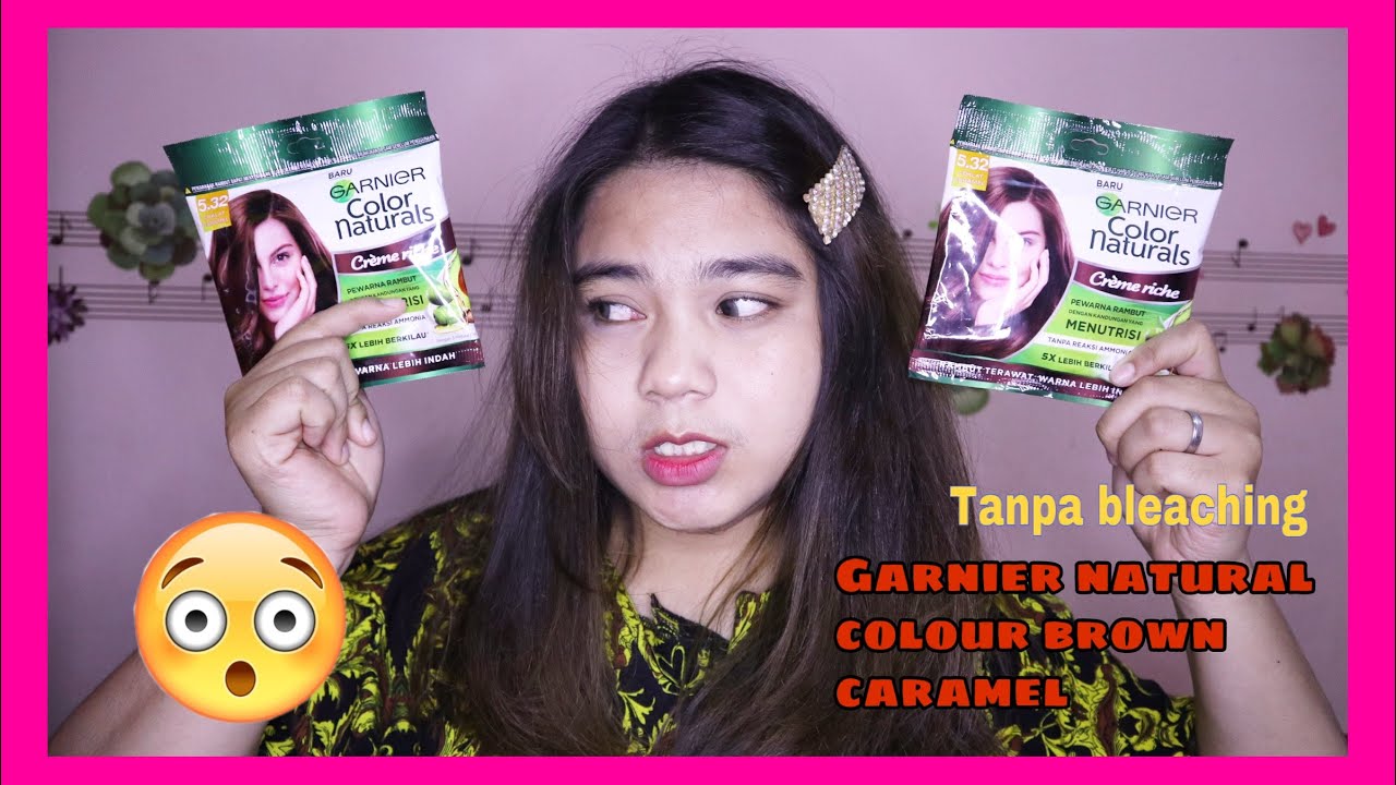  Tutorial  cat  rambut  sendiri dirumah Garnier natural 