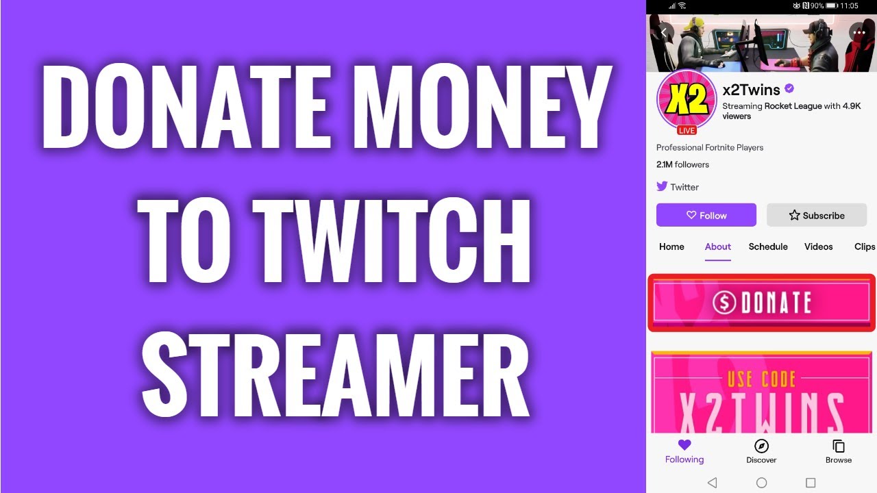 How To Donate Money To Twitch Streamer YouTube