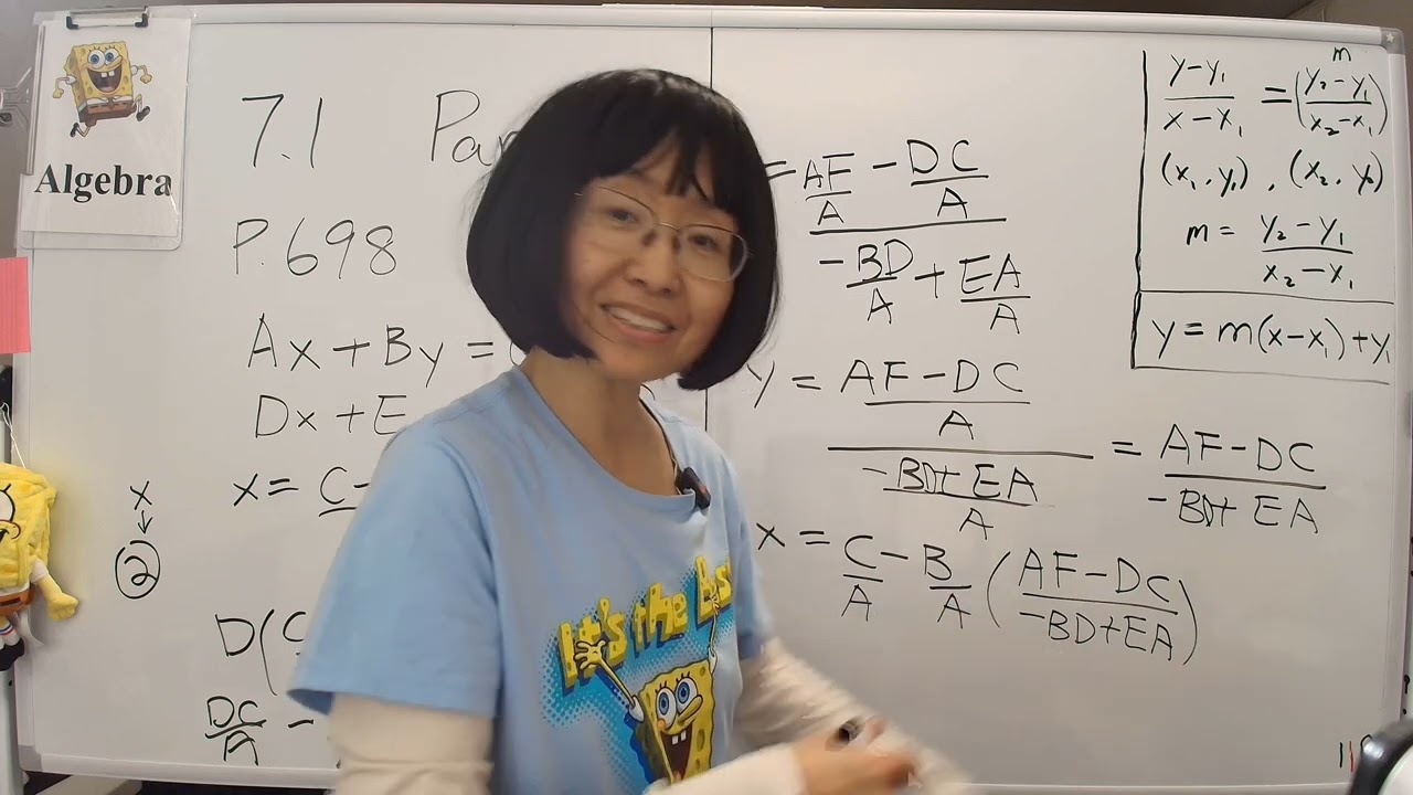 Algebra Chapter 7.1 Part 2 of 3 Systems of Linear Equations Two Variables Openstax textbook