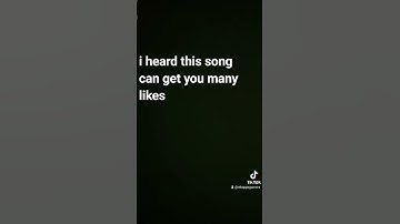 I heard this song gets you many likes #shorts#tiktok