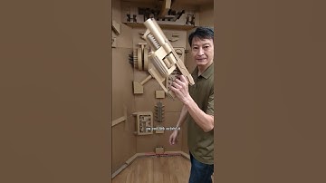 unique cardboard GUN designer #designer #amazingfacts