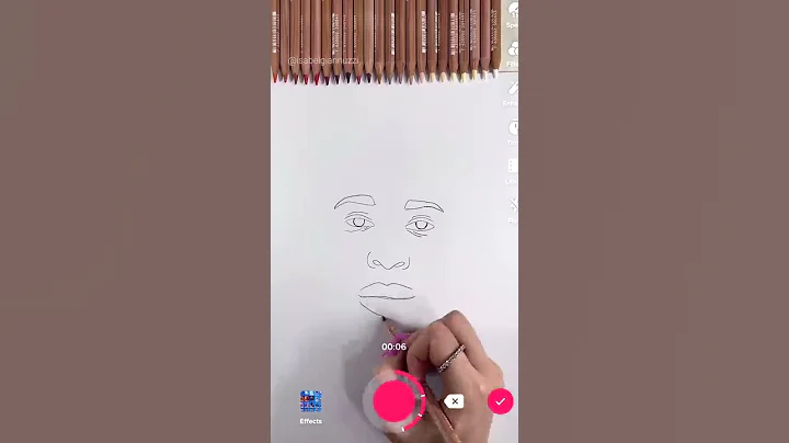 New TikTok Drawing Transition Tutorial #shorts