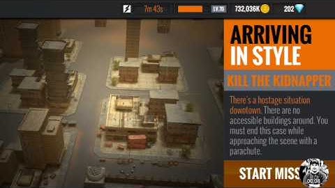 Sniper 3D primary mission 39 Vlahhd- myr parachute jump save hostage