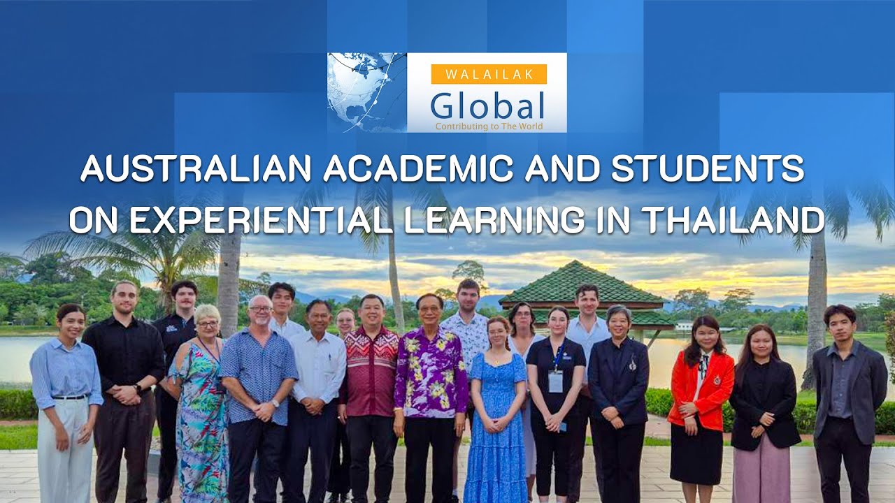 Australian Academic and Students on Experiential Learning in Thailand