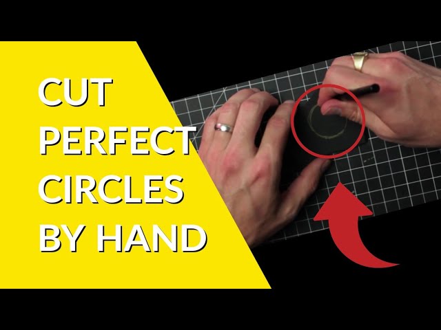 Cutting Perfect Circles In EVA Foam By Hand! - Finally Explained