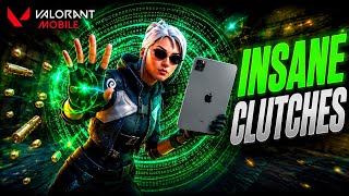 🔥 Valorant Mobile Insane Clutches | 5 Finger Claw + Gyro Gameplay (iPad Pro)