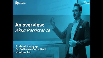 An overview: Akka Persistence