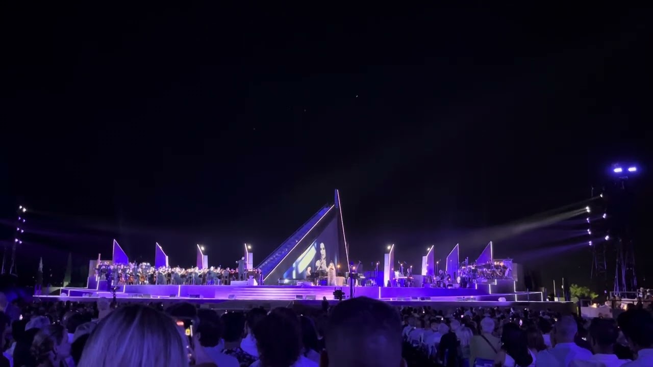 ‘Lei’ (She) by Andrea Bocelli and Laura Pausini at Teatro del Silenzio, July 2024