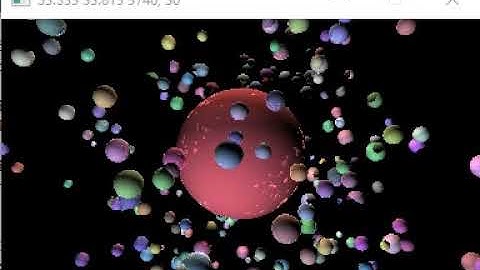 raytrace project - 250 spheres