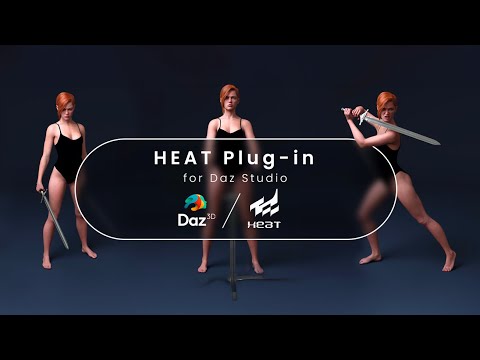 How to use the HEAT Plug-in to animate in Daz Studio