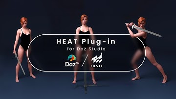 How to use the HEAT Plug-in to animate in Daz Studio
