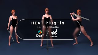 How to use the HEAT Plug-in to animate in Daz Studio