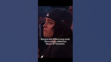 Tears in her eyes😭💔 #billieeilish #beyonce #grammys #sabrina #trendingshorts #newmusic #justinbeiber