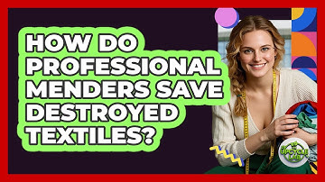 How Do Professional Menders Save Destroyed Textiles? - The Upcycle Lab