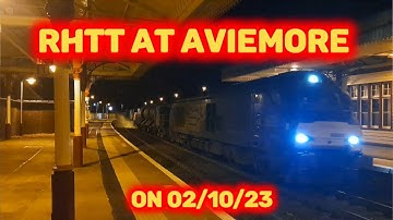 RHTT at Aviemore with DRS 68001 and 68016