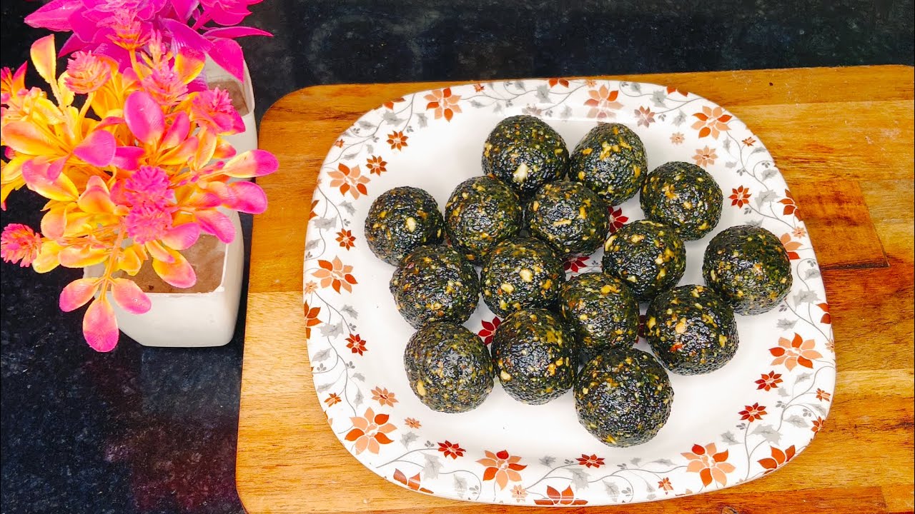  काले तिल और गुड़ के लड्डू आसानऔर एक खास टिप्स के साथBlack sesame seed laddu, Arti home kitchen Bbk 