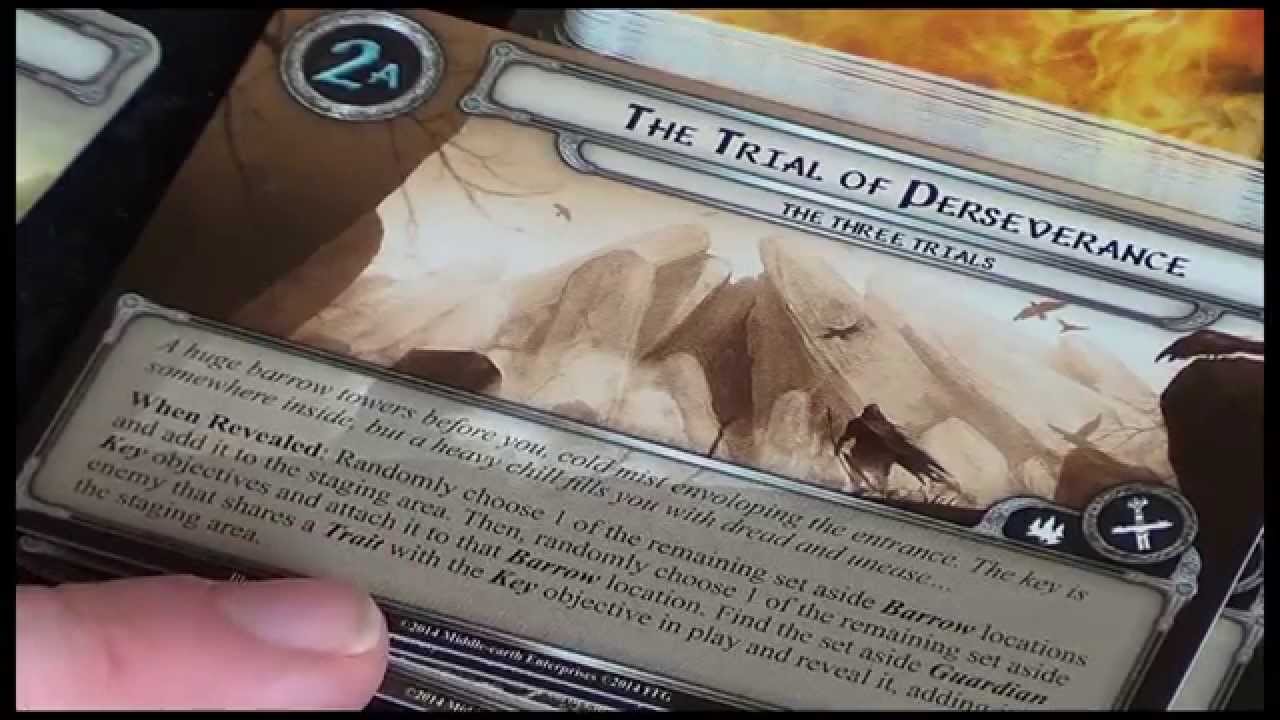 Lord of the Rings LCG The Three Trials Adventure Pack 