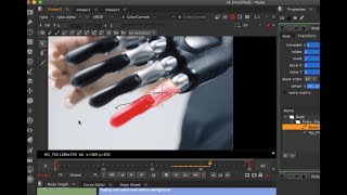 Rotoscoping Robotic Hand in Nuke part2