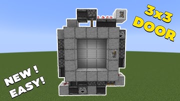 SIMPLE 3x3 Piston Door Tutorial 1.21+ MINECRAFT (2025)