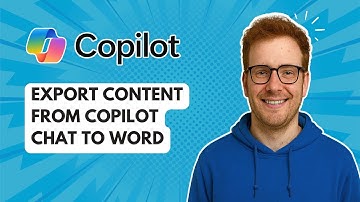 Export Content from Copilot Chat to Word [2025 Guide]