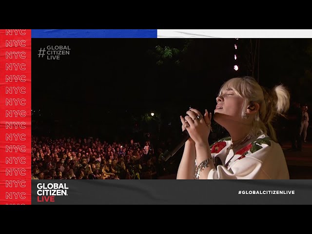 Billie Eilish - Your Power (Live in New York City 2021) | Global Citizen Live class=