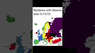 Relations with Ukraine before and after 9/19/23 ukraine relationship europe mapping