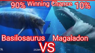 Sea Monster Battle Megalodon Vs Basilosaurus Who Will Win